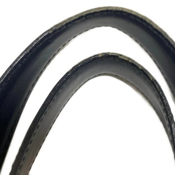 Auth CHANEL New Travel Line Tote MM - Black Nylon Jacquard Leather Tote Bag - Picture 7 of 13